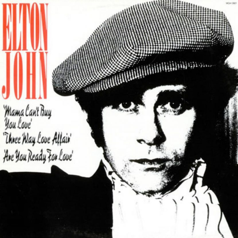 Elton John - Mama Cant Buy You Love. Single vinilo 45 rpm